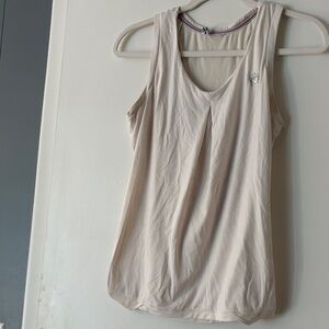 adidas Roland Garros white athletic tennis tank top